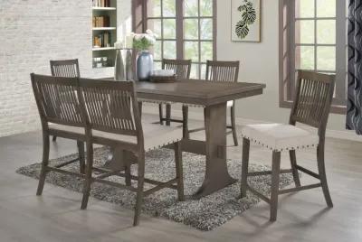 6 Piece Counter Height Dining Room Set