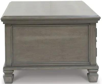 Lexorne - Gray - Rectangular Cocktail Table