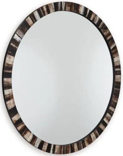 Ellford - Black / Brown / Cream - Accent Mirror