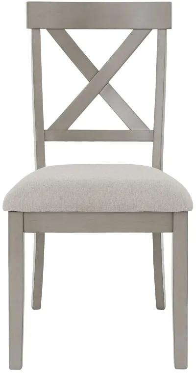 Parellen - Gray - Dining Uph Side Chair (Set of 2)