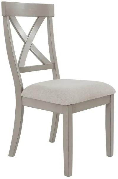 Parellen - Gray - Dining Uph Side Chair (Set of 2)