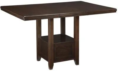 Haddigan - Dark Brown - Rectangular Dining Room Counter Extension Table