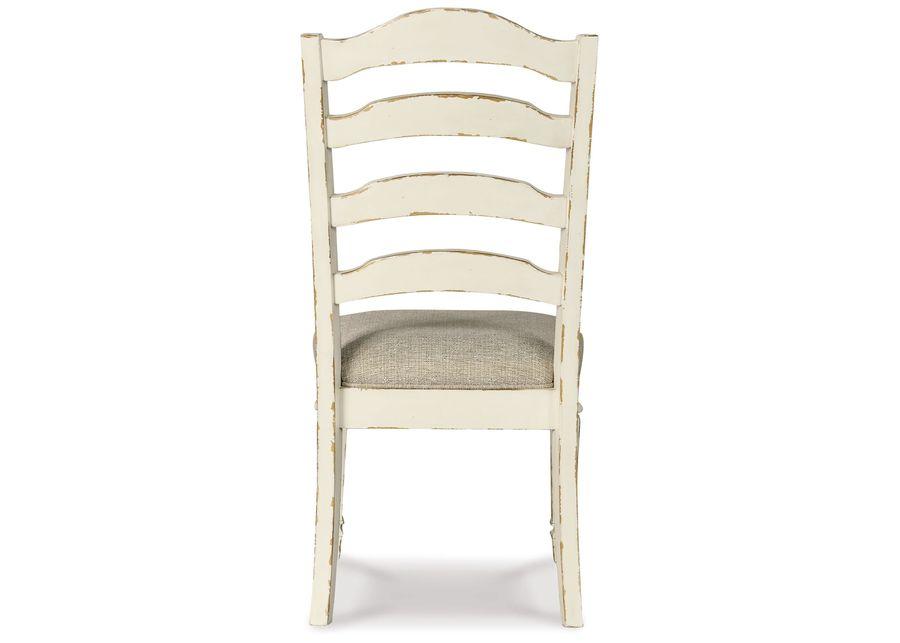 Realyn - Chipped White - Dining Uph Side Chair (Set of 2) - Ladderback