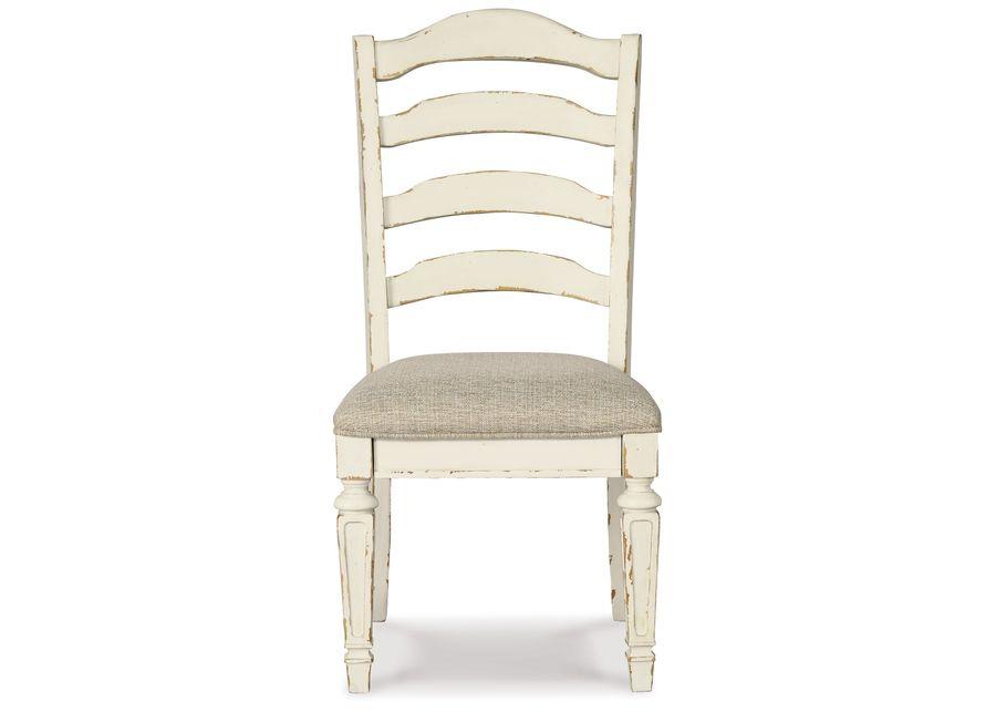 Realyn - Chipped White - Dining Uph Side Chair (Set of 2) - Ladderback