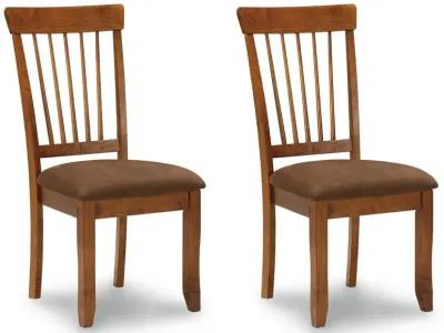 Berringer - Rustic Brown - Dining Uph Side Chair (Set of 2)