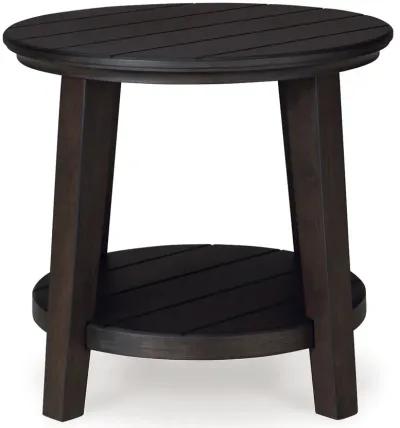 Celamar - Dark Brown - Round End Table