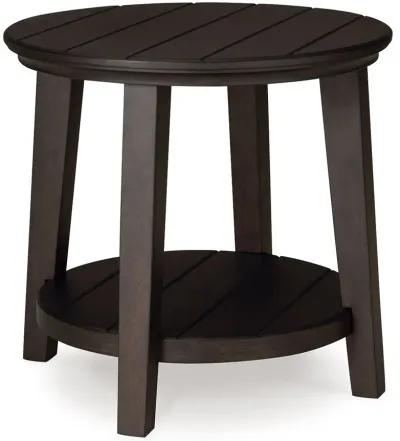 Celamar - Dark Brown - Round End Table