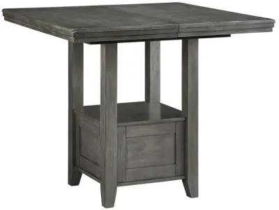 Hallanden - Gray - Rectangular Dining Room Counter Extension Table