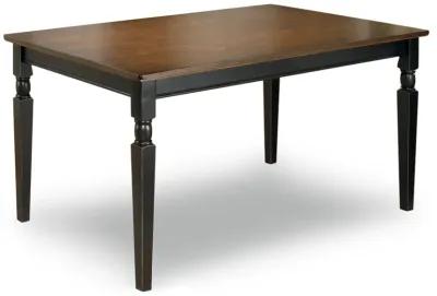 Owingsville - Black / Brown - Rectangular Dining Room Table