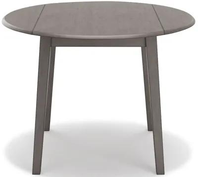 Shullden - Gray - Round Drm Drop Leaf Table