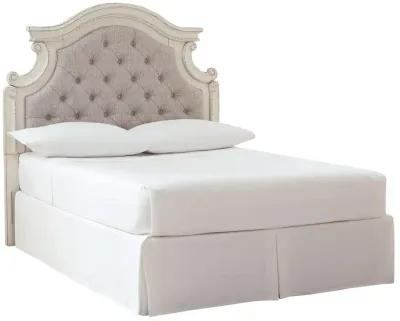 Realyn - Chipped White - Full Uph Panel Headboard