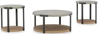 Darthurst - Light Brown - Occasional Table Set (Set of 3)