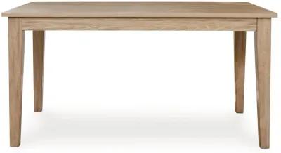 Gleanville - Light Brown - Rectangular Dining Room Table