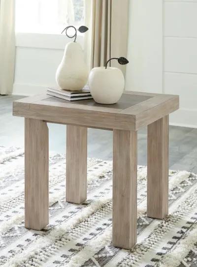 Hennington - Light Brown - Rectangular End Table