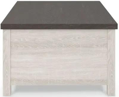 Dorrinson - White / Black / Gray - Lift Top Cocktail Table