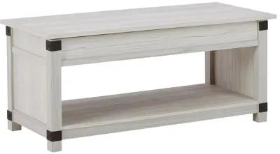 Bayflynn - Whitewash - 3 Pc. - Coffee Table, 2 End Tables