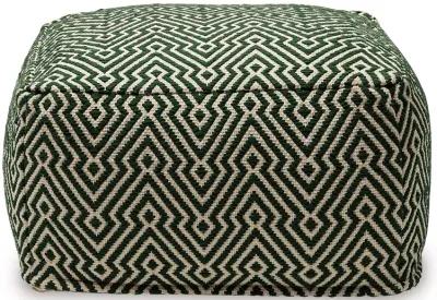 Abacy - Green / Ivory - Pouf