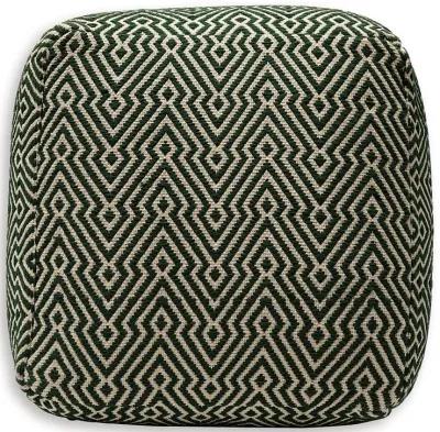 Abacy - Green / Ivory - Pouf