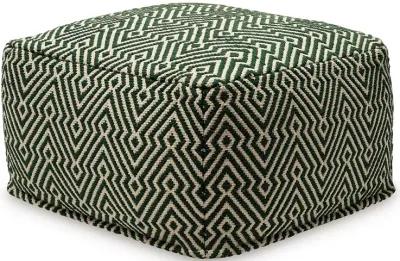 Abacy - Green / Ivory - Pouf