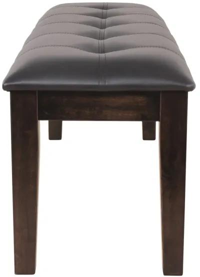 Haddigan - Dark Brown - Large Uph Dining Room Bench