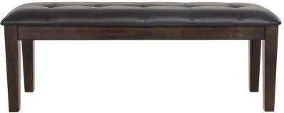 Haddigan - Dark Brown - Large Uph Dining Room Bench