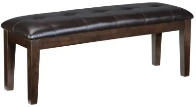 Haddigan - Dark Brown - Large Uph Dining Room Bench