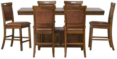 7 PIECE PUB DINING ROOM SET