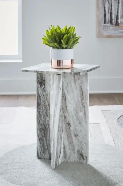 Keithwell - Gray - Square Accent Table