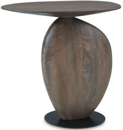 Cormmet - Brown / Black - Accent Table