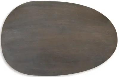 Cormmet - Brown / Black - Accent Table