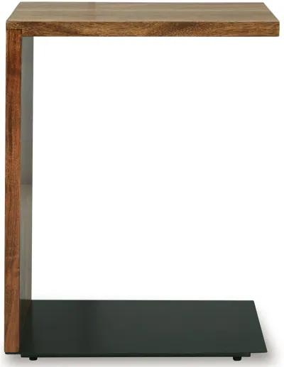 Wimshaw - Brown / Black - Accent Table