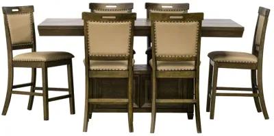 7 PIECE PUB DINING ROOM SET