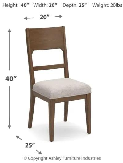 Cabalynn - Oatmeal / Light Brown - Dining Uph Side Chair (Set of 2)