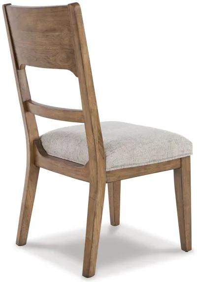 Cabalynn - Oatmeal / Light Brown - Dining Uph Side Chair (Set of 2)