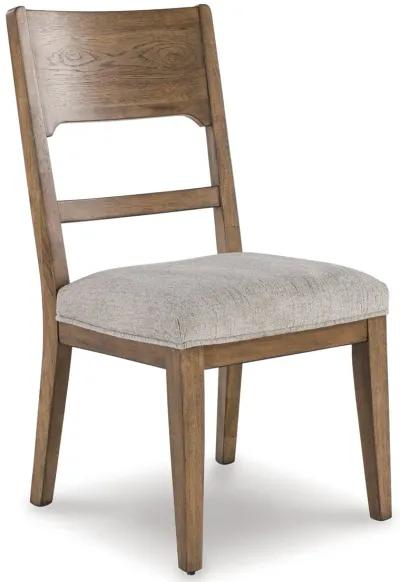 Cabalynn - Oatmeal / Light Brown - Dining Uph Side Chair (Set of 2)