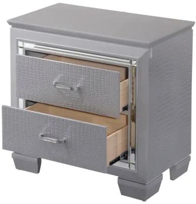 Lillian - Nightstand - Gray