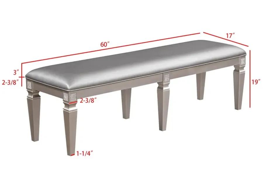 Klina - Bench - Silver