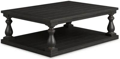 Mallacar - Black - Rectangular Cocktail Table