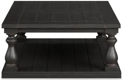 Mallacar - Black - Rectangular Cocktail Table