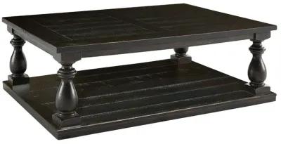 Mallacar - Black - Rectangular Cocktail Table