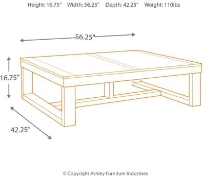 Watson - Dark Brown - Rectangular Cocktail Table