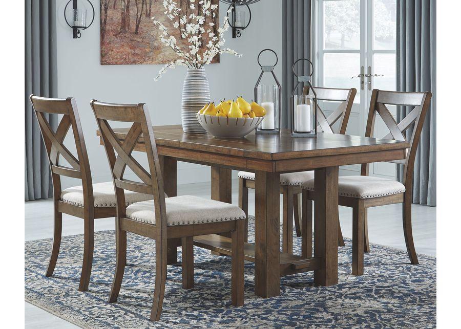 Moriville - Grayish Brown - Rectangular Dining Room Extension Table