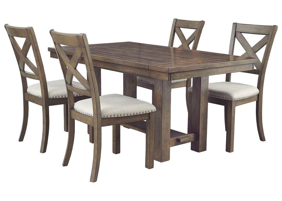 Moriville - Grayish Brown - Rectangular Dining Room Extension Table