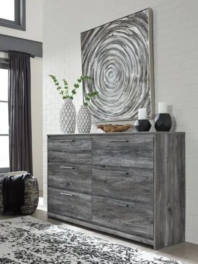 Baystorm - Gray - Six Smooth Drawer Dresser