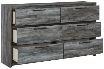 Baystorm - Gray - Six Smooth Drawer Dresser