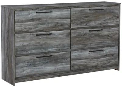 Baystorm - Gray - Six Smooth Drawer Dresser