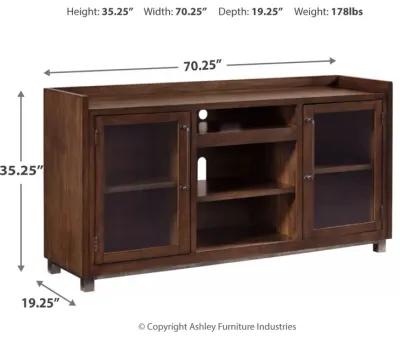 Starmore - Brown - Xl TV Stand W/Fireplace Option