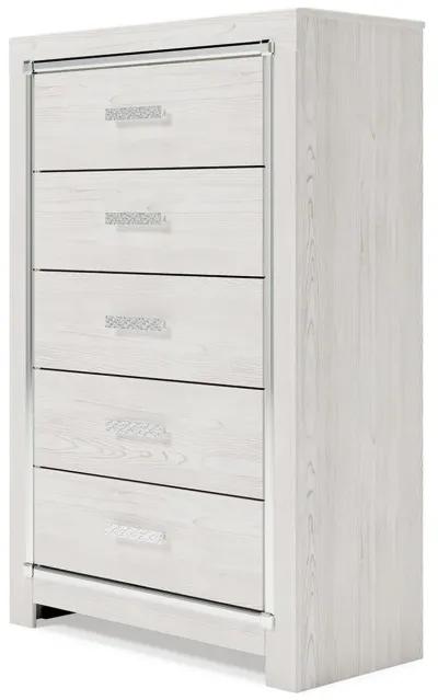 Altyra - White - Five Drawer Chest