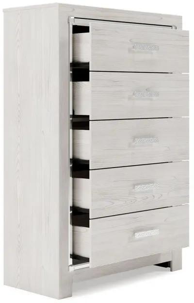 Altyra - White - Five Drawer Chest