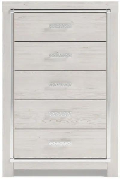 Altyra - White - Five Drawer Chest